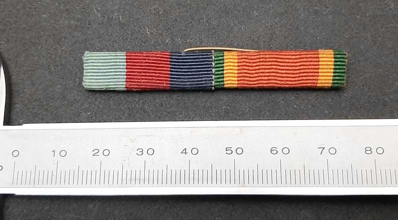 ** WW2: UDF Campaign Service Medal Bar Pin Intact ( 2 x Awards).**