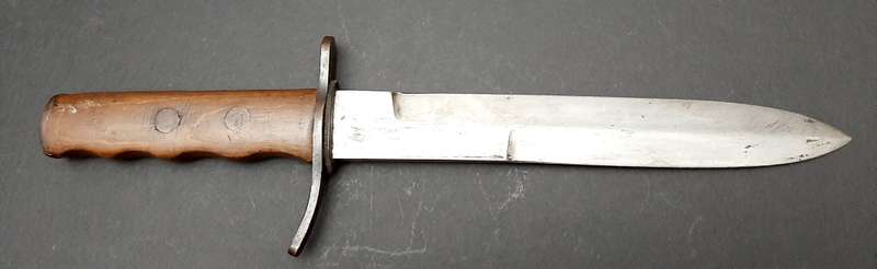 **RARE: WW2 Italian Fascist MVSN N.C.O's Dagger w/ Scabbard & Troddle. **
