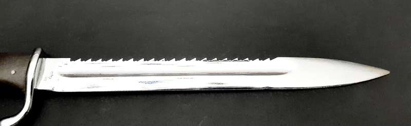 Rare WW1 German KS98 Schütztruppe Sawback Bayonet with Scabbard (1903)