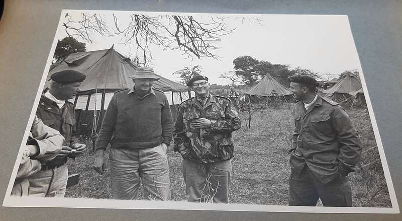 **RARE: BORDER WAR 1980s SADF  Maj.General D.J. Mortimer Photograph Lot #2 **