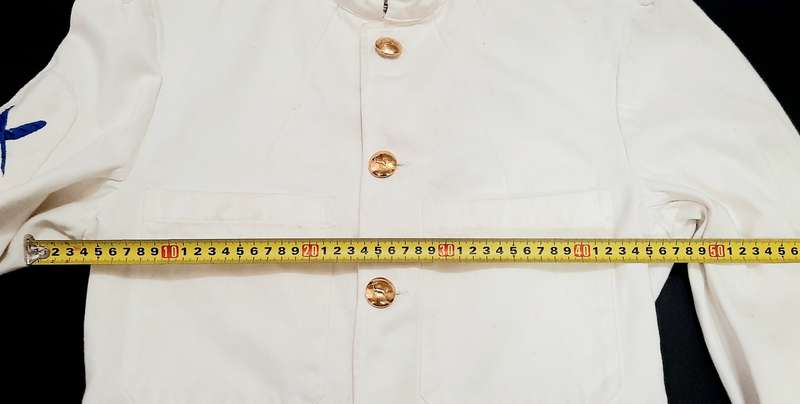 **Border War: 1960s SA Navy Summer Dress Tunic w/ 'Gymnasium' Titles & Scribe Qualification**.**