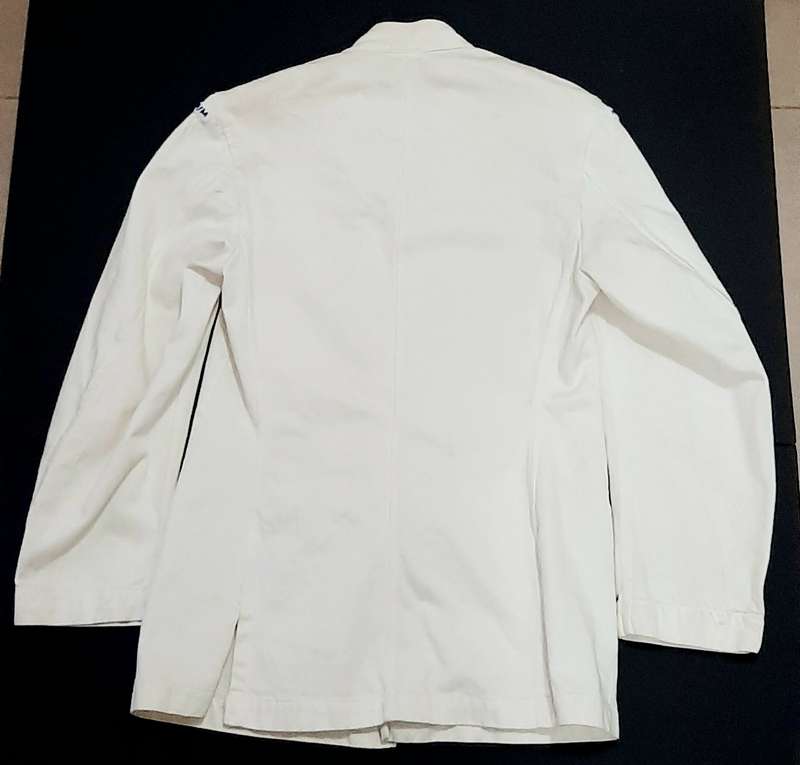 **Border War: 1960s SA Navy Summer Dress Tunic w/ 'Gymnasium' Titles & Scribe Qualification**.**