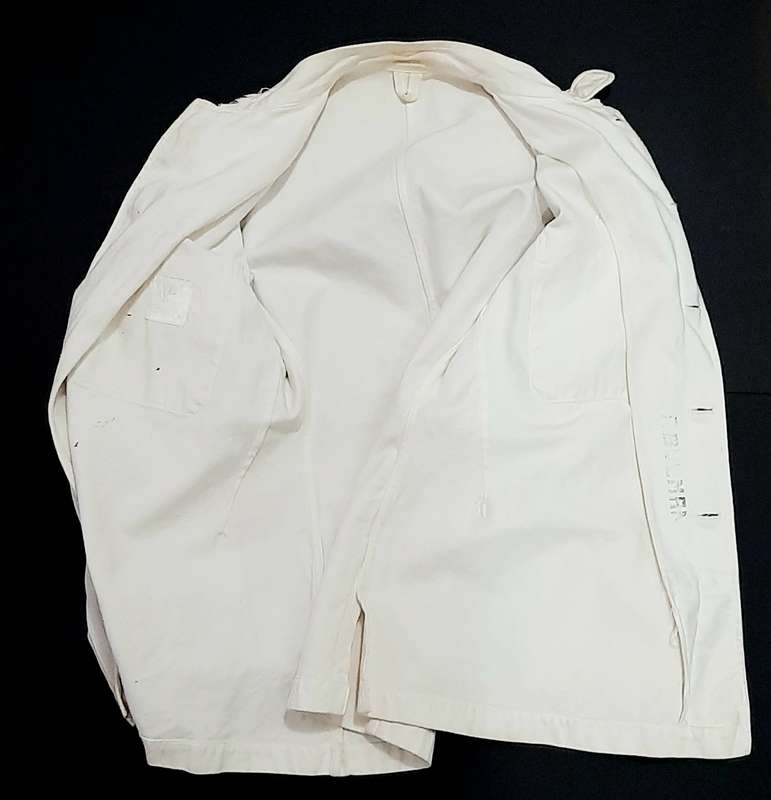 **Border War: 1960s SA Navy Summer Dress Tunic w/ 'Gymnasium' Titles & Scribe Qualification**.**