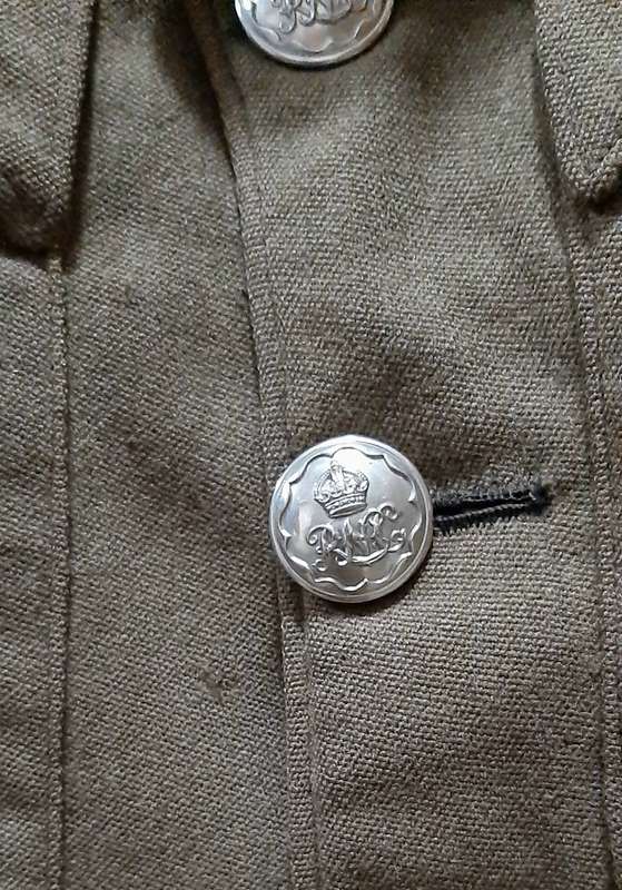 **RARE: WW2 UDF 'Royal Natal Carbineers ' Lieutenant's Service Tunic w/ Rank Insignia .**