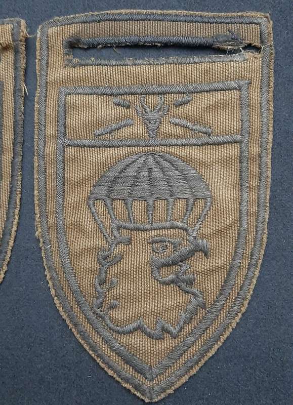 * *Border War : 1980s SADF 44 Parachute Brigade Nutria Embroid. Flashes x2 (L/F & R/F.**