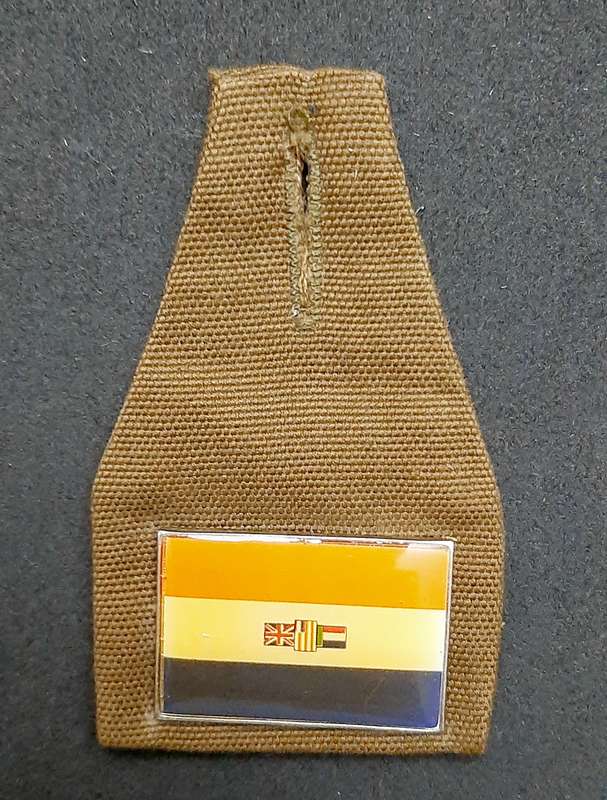 **Border War : 1980s SADF Cadet Corps Nutria & Lucite Pocket Fob Badge**