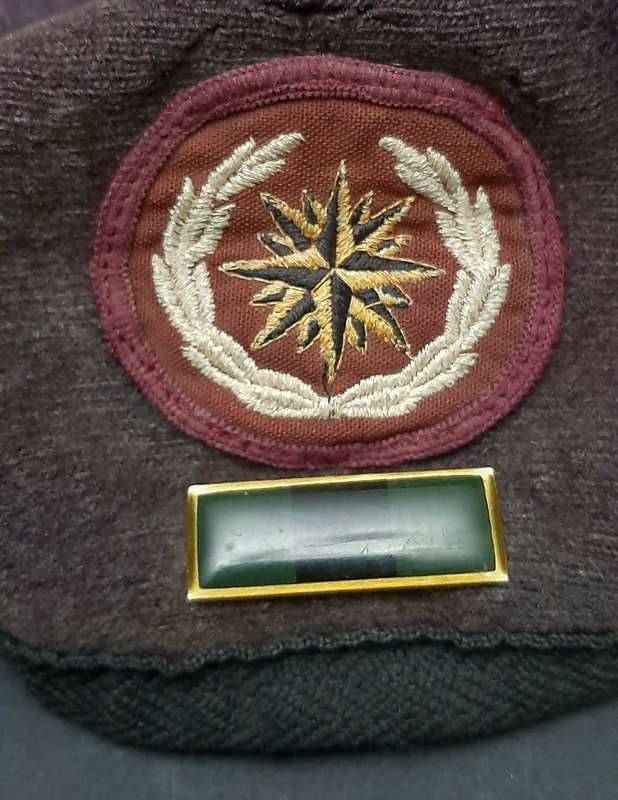**RARE: Mid-1990s SA Reconnaissance Regiment 'Recce' Beret w/ Embroidered Badge & Infantry Balkie **