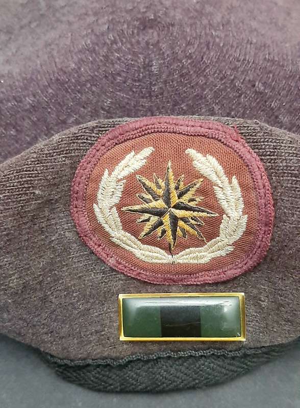 **RARE: Mid-1990s SA Reconnaissance Regiment 'Recce' Beret w/ Embroidered Badge & Infantry Balkie **