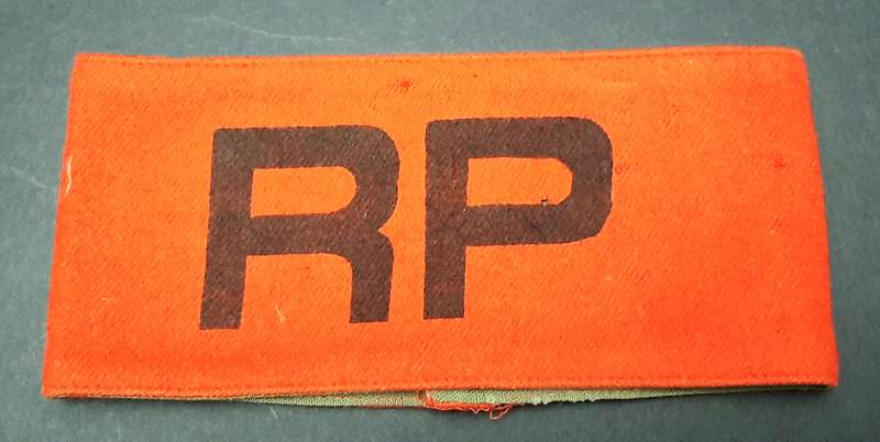 **Border War : 1970s SADF Regimental Police Print O/ Felt Arm Band(Adjustable)**