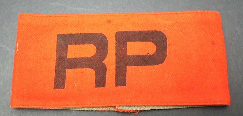 **Border War : 1970s SADF Regimental Police Print O/ Felt Arm Band(Adjustable)**