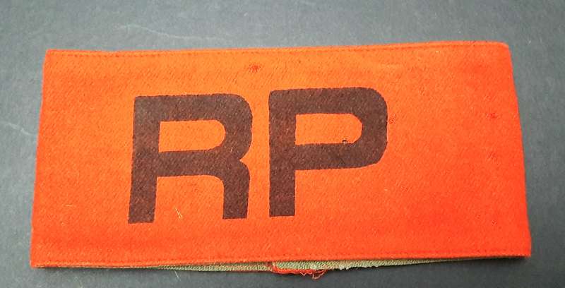 **Border War : 1970s SADF Regimental Police Print O/ Felt Arm Band(Adjustable)**