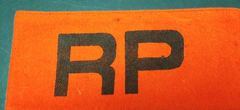 **Border War : 1970s SADF Regimental Police Print O/ Felt Arm Band(Adjustable)**