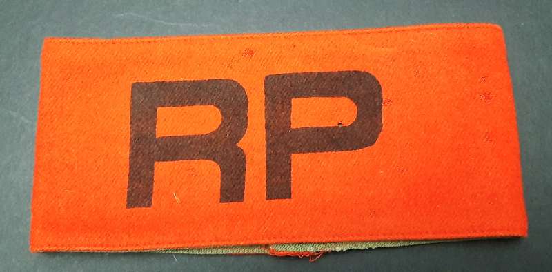 **Border War : 1970s SADF Regimental Police Print O/ Felt Arm Band(Adjustable)**