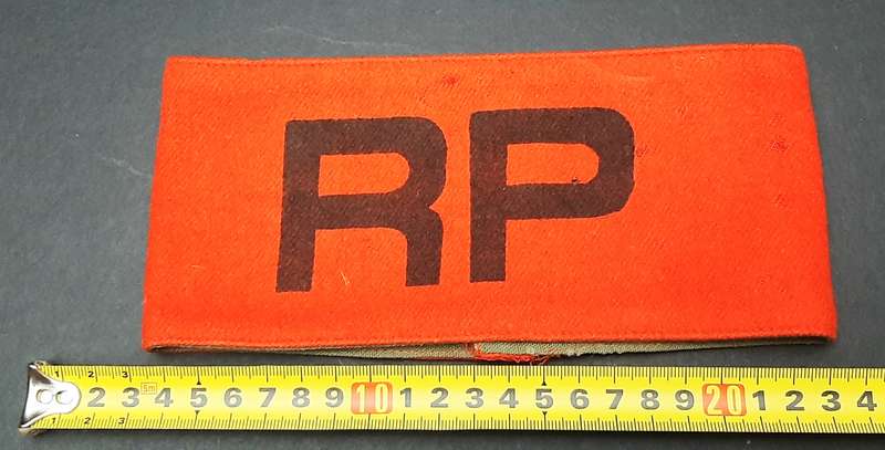 **Border War : 1970s SADF Regimental Police Print O/ Felt Arm Band(Adjustable)**