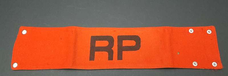 **Border War : 1970s SADF Regimental Police Print O/ Felt Arm Band(Adjustable)**