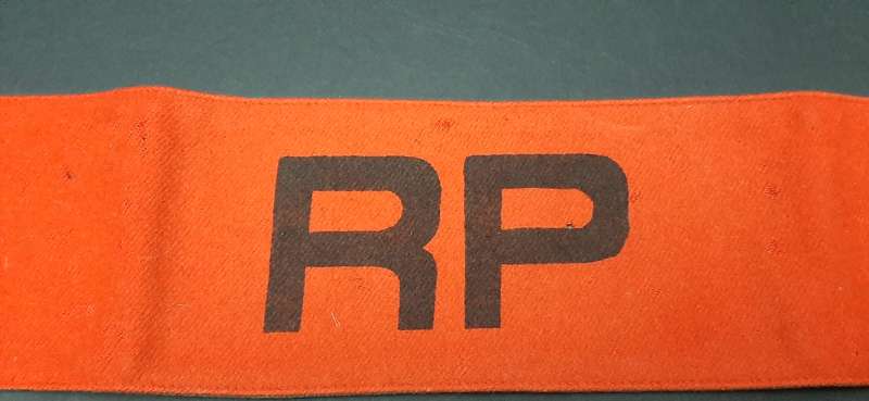 **Border War : 1970s SADF Regimental Police Print O/ Felt Arm Band(Adjustable)**