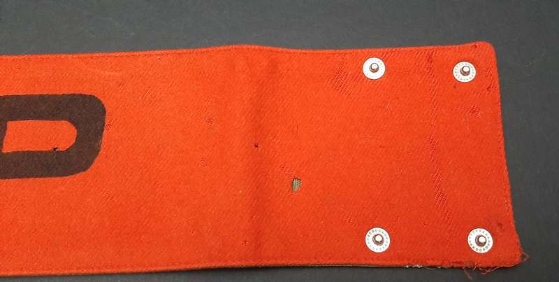 **Border War : 1970s SADF Regimental Police Print O/ Felt Arm Band(Adjustable)**