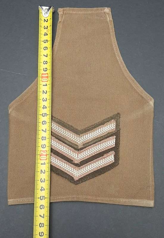 **Border War : 1980s SADF Nutria Sergeant Rank Brassard (Inscribed)**
