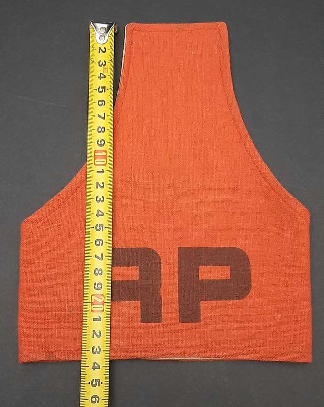 **Border War : 1970s SADF Regimental Police Red Cotton Brassard x1  **