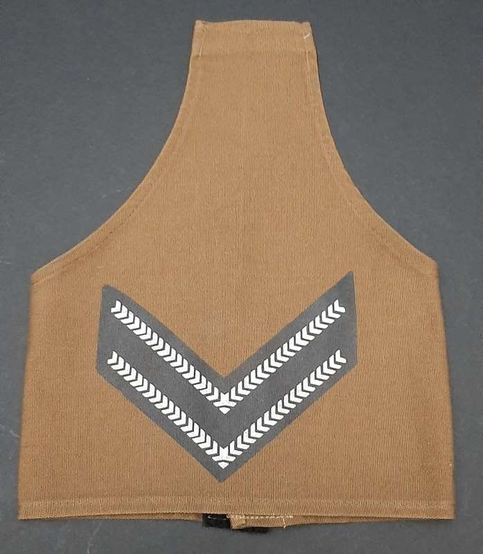 **Border War : 1980s SADF Corporal S/Printed Unissued Nutria Rank Brassard x 1 **