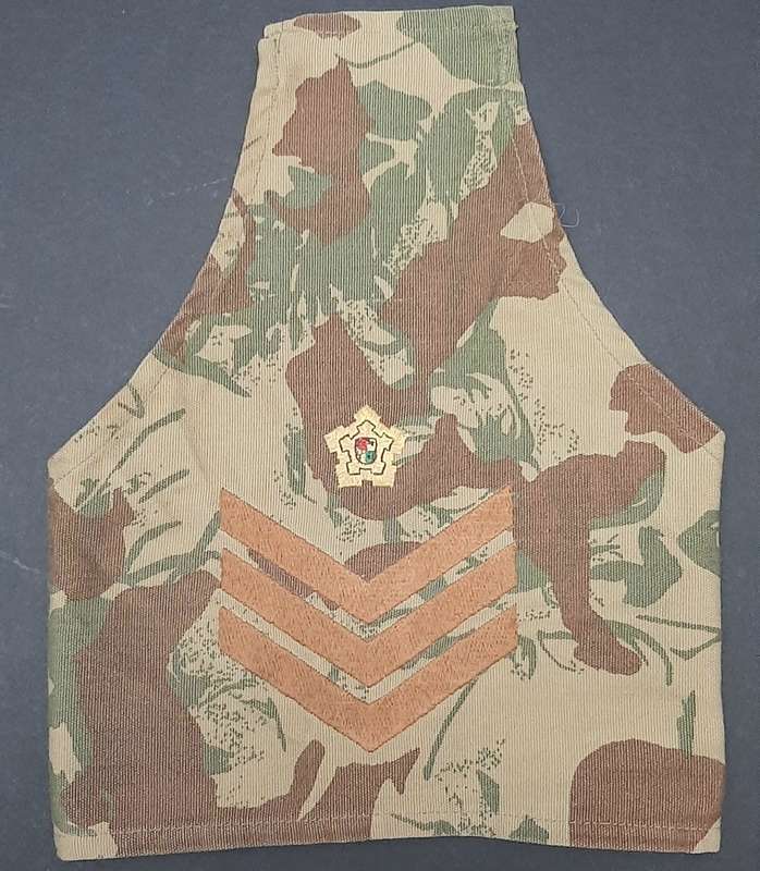 * Border War : 1980s 2nd Patt. Camouflage Sergeant Rank Brassard.**
