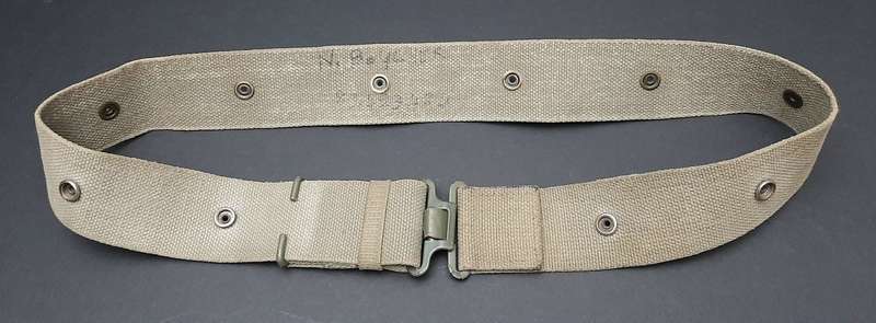 **Border War : 1970s SADF Patt.73 Webbing Belt w/ Grommets(Inscribed)**