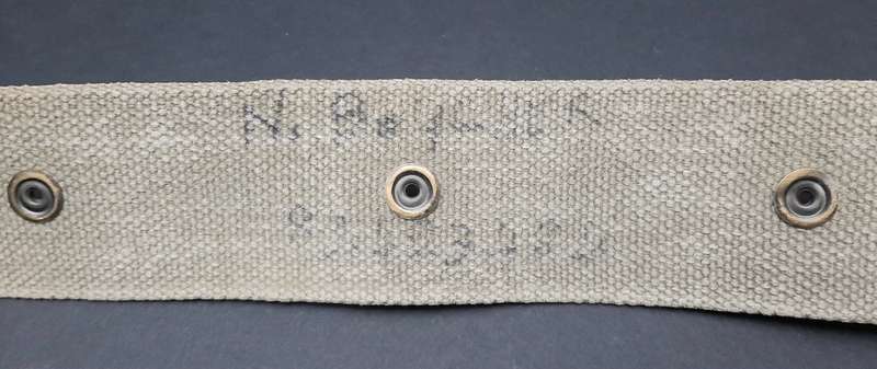 **Border War : 1970s SADF Patt.73 Webbing Belt w/ Grommets(Inscribed)**