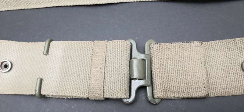 **Border War : 1970s SADF Patt.73 Webbing Belt w/ Grommets(Inscribed)**