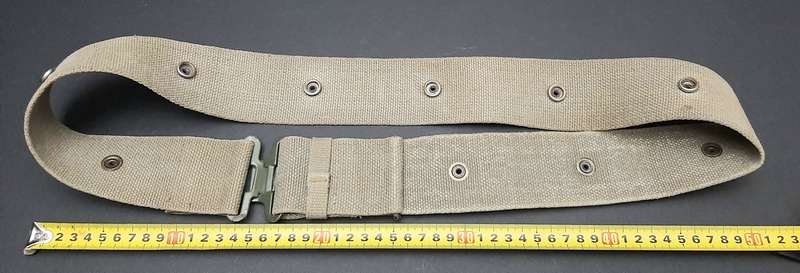 **Border War : 1970s SADF Patt.73 Webbing Belt w/ Grommets(Inscribed)**