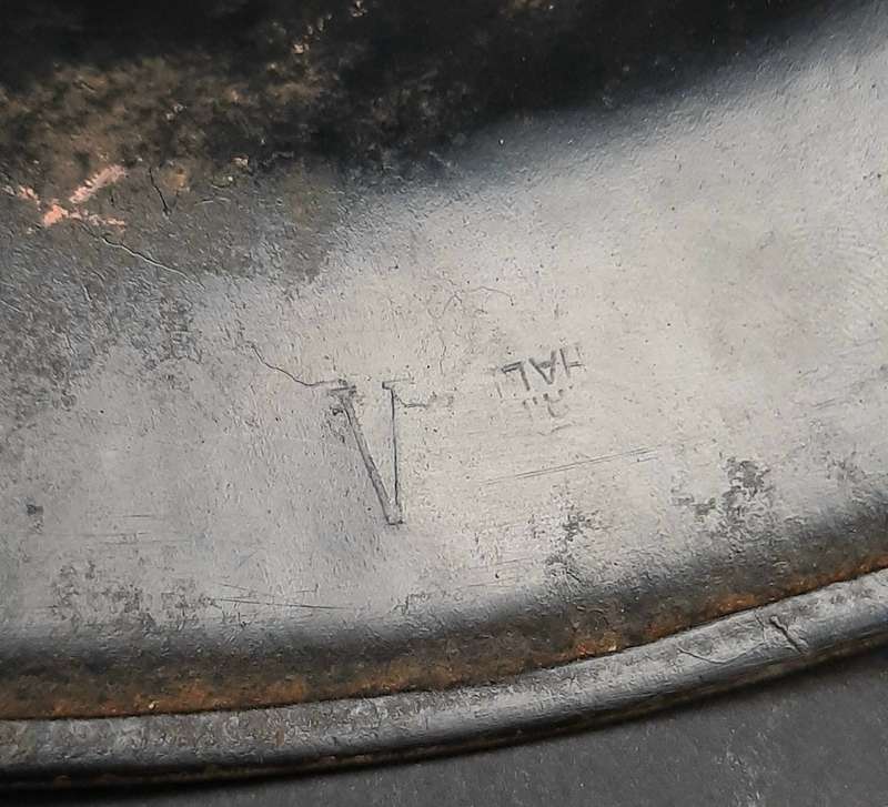 WW2: German M34 'Leichtmetall' Schützpolizei Helmet Shell (Harz).