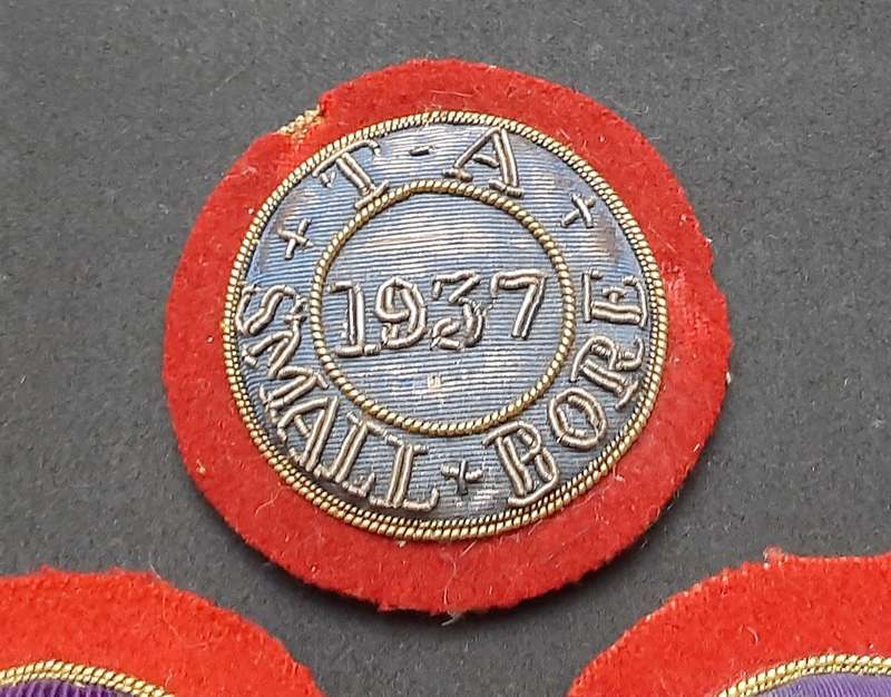 **WW2/ Post-War: British Territorial Army Bullion Shooting Award Roundels x 3 **.