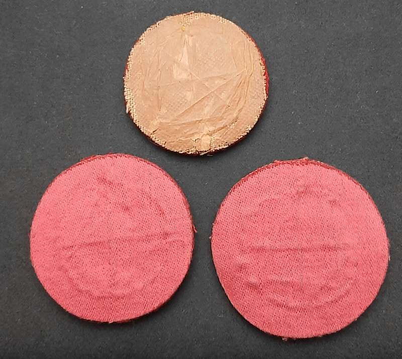 **WW2/ Post-War: British Territorial Army Bullion Shooting Award Roundels x 3 **.