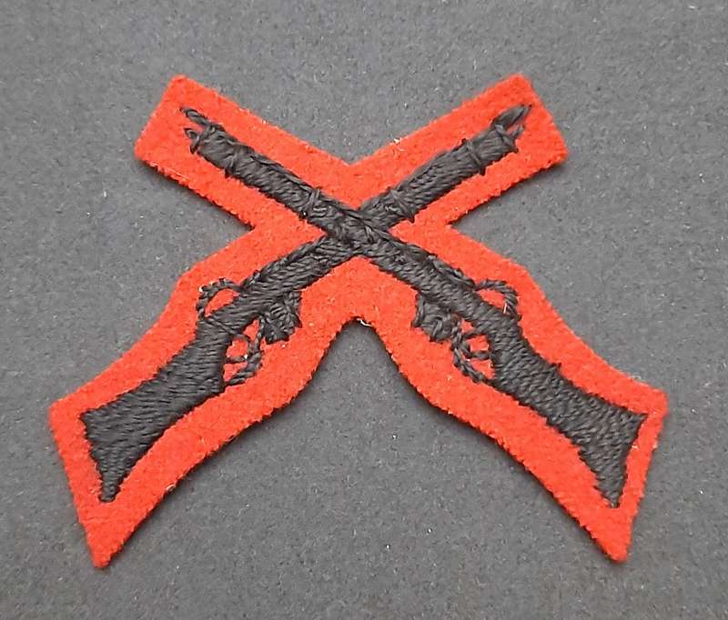**WW2 British: King's Royal Rifle Corps 'Marksman' Qualification Badge.**