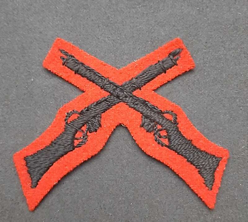 **WW2 British: King's Royal Rifle Corps 'Marksman' Qualification Badge.**