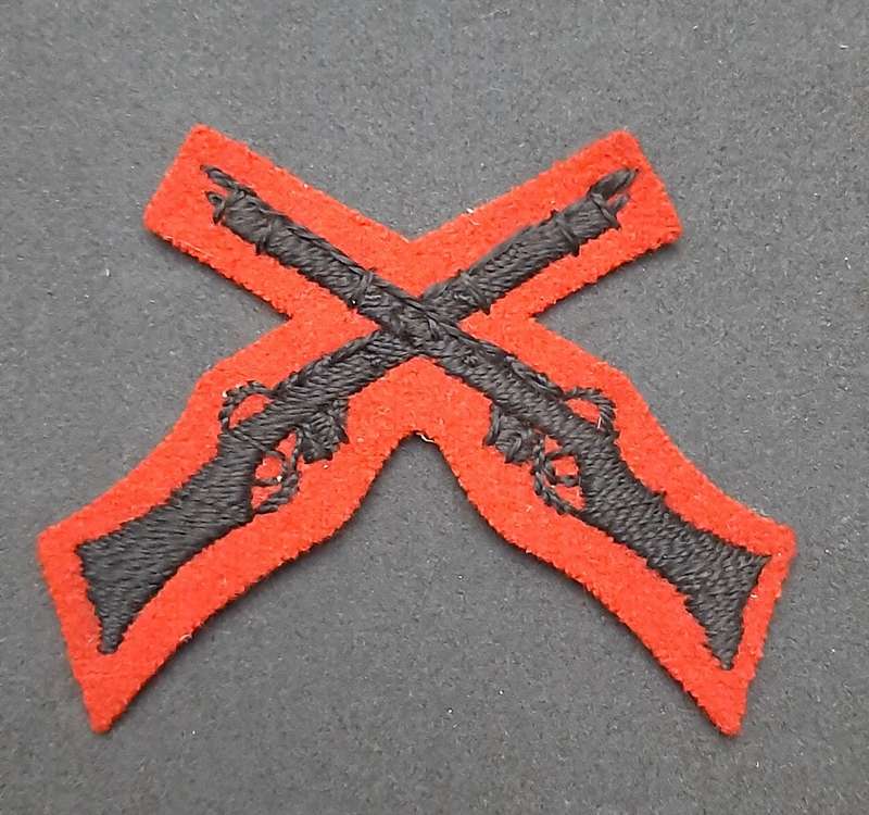 **WW2 British: King's Royal Rifle Corps 'Marksman' Qualification Badge.**