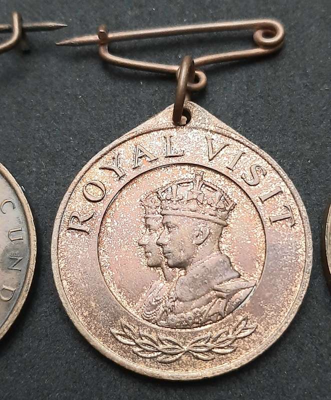 **WW2 & 1953  Coronation: Southern Rhodesia Commemorative Medallions x3 ( VF+).**