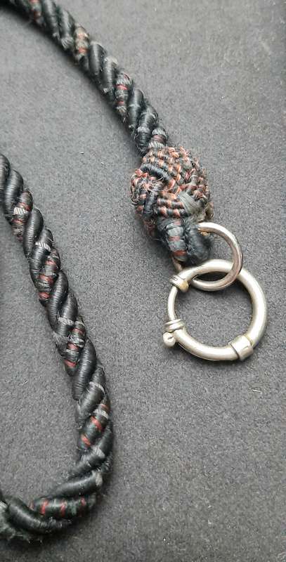 **WW2 British: King's Royal Rifle Corps R.S.M / W.O. 2 Regimental Lanyard (62cm).**