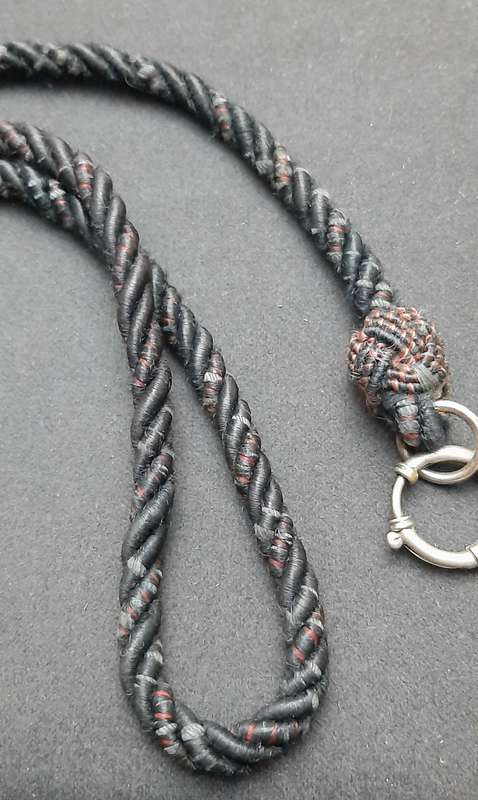 **WW2 British: King's Royal Rifle Corps R.S.M / W.O. 2 Regimental Lanyard (62cm).**