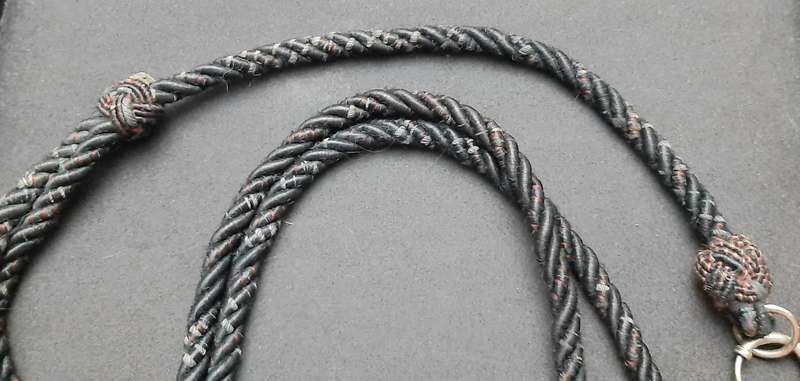 **WW2 British: King's Royal Rifle Corps R.S.M / W.O. 2 Regimental Lanyard (62cm).**