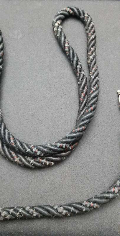 **WW2 British: King's Royal Rifle Corps R.S.M / W.O. 2 Regimental Lanyard (62cm).**