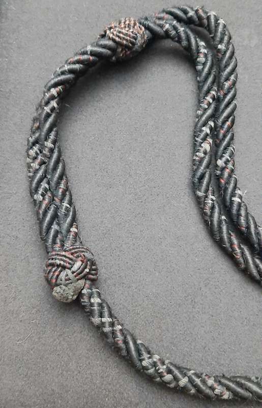**WW2 British: King's Royal Rifle Corps R.S.M / W.O. 2 Regimental Lanyard (62cm).**