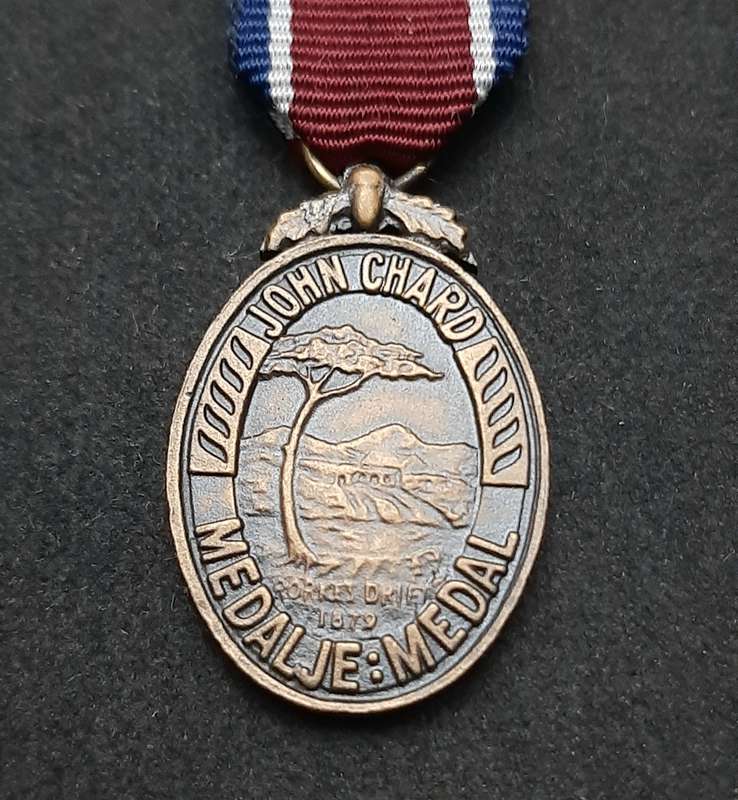 Border War 1960s SADF: John Chard Miniature Medal w/ Ribbon