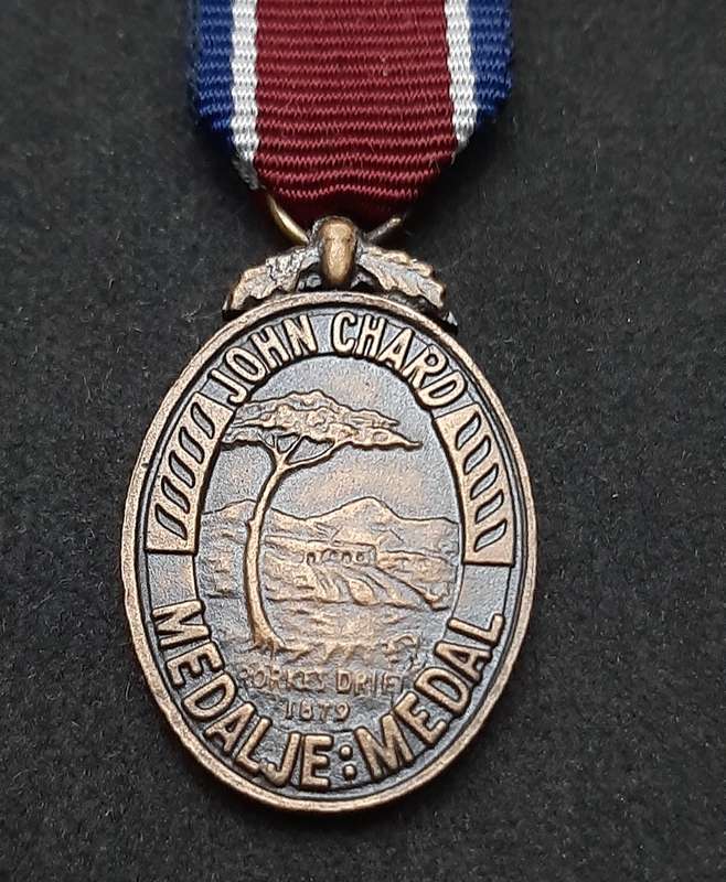 Border War 1960s SADF: John Chard Miniature Medal w/ Ribbon