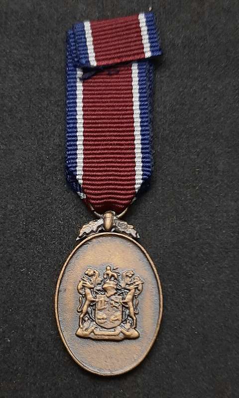 Border War 1960s SADF: John Chard Miniature Medal w/ Ribbon