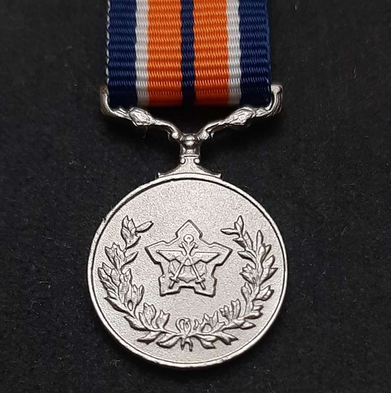 Border War 1980s : SADF Miniature General Service Medal w/ Ribbon