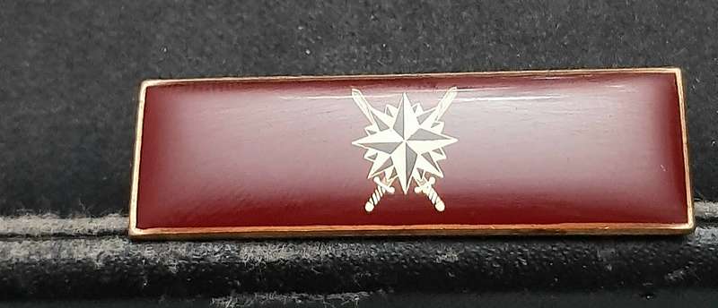 **Border War : 1980s SADF Reconnaissance Regiments HQ 'Recce' Lucite Command Bar (Pins)**