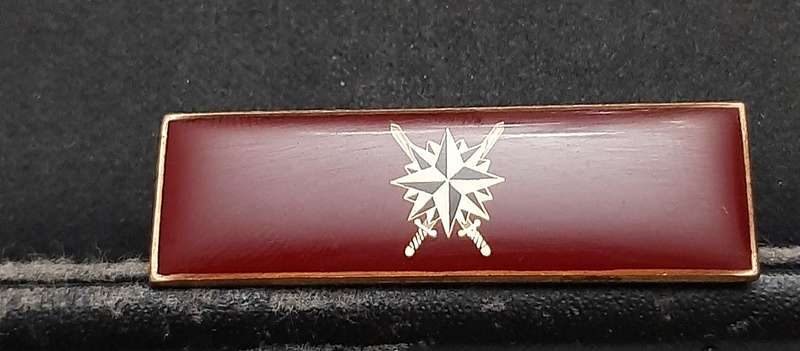 **Border War : 1980s SADF Reconnaissance Regiments HQ 'Recce' Lucite Command Bar (Pins)**