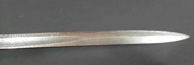 **RARE:  Victorian Royal Navy 1846 Pattern Officer's Sword w/ Rayskin Handle ( Silver & Co.)**