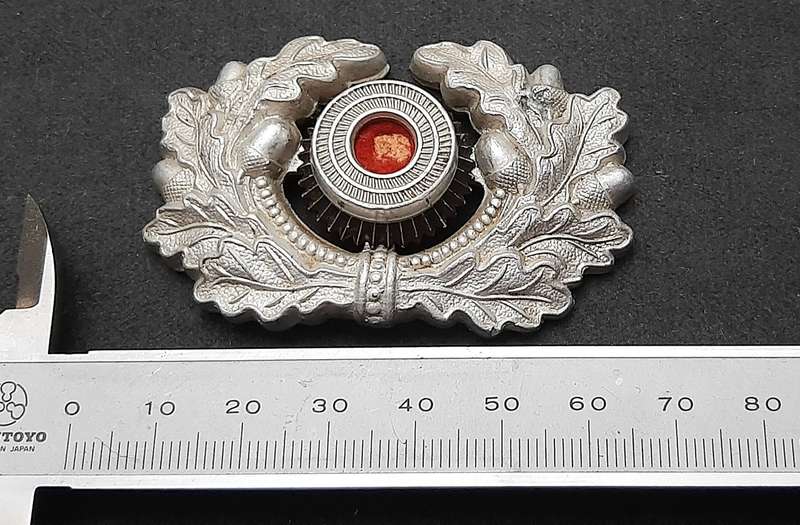 WW2 German: Army Officer's Type I Cap Cockade Insignia (No Pins)