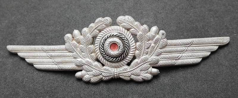 WW2 German: Luftwaffe NCO's Type I Cap Cockade Insignia (No Pins).